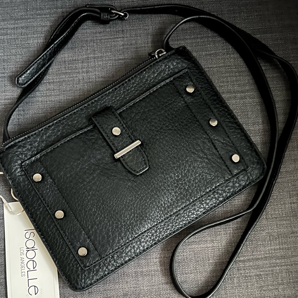 NWT ISABELLE VEGAN CROSSBODY SHOULDER BAG CLUTCH